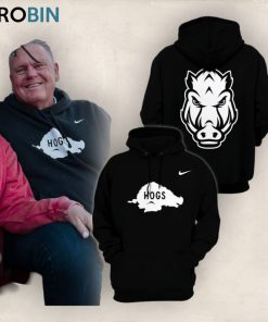 Arkansas Football Coach Sam Pittman 3D Hoodie and Zip up