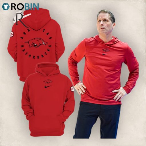 Arkansas Razorbacks Coach Eric Musselman 3D Hoodie and Zip up