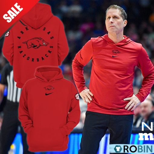 Arkansas Razorbacks Coach Eric Musselman 3D Hoodie