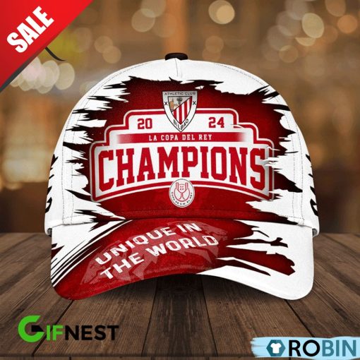Athletic Bilbao 2024 La Copa Del Rey Champions Unique In The World Classic Cap