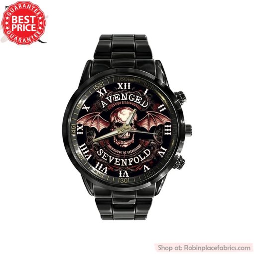 Avenged Sevenfold Black Stainless Steel Watch