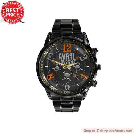 Avril Lavigne Black Stainless Steel Watch