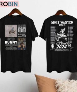 Bad Bunny 2024 Concert Shirt, Most Wanted Tour 2024 Unisex Shirt