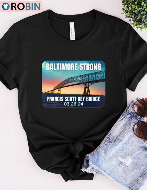 Baltimore Bridge Collapse Francis Scott Shirt, Baltimore Strong Unisex Shirt, Hoodie, Sweatshirt