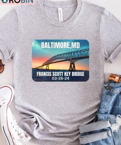 Baltimore Bridge Trendy Shirt, Francis Scott Bridge Short Sleeve Long Sleeve