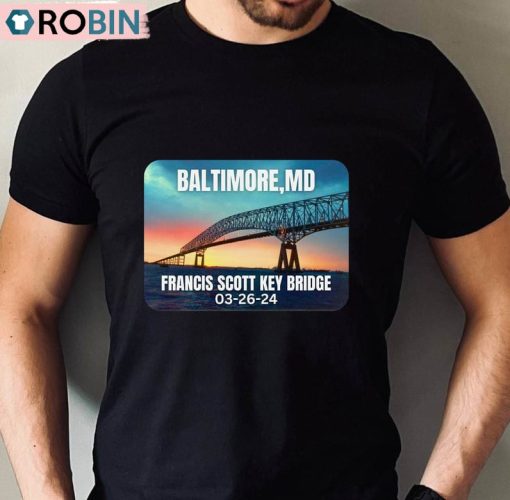 Baltimore Bridge Trendy Shirt, Francis Scott Bridge Short Sleeve Long Sleeve
