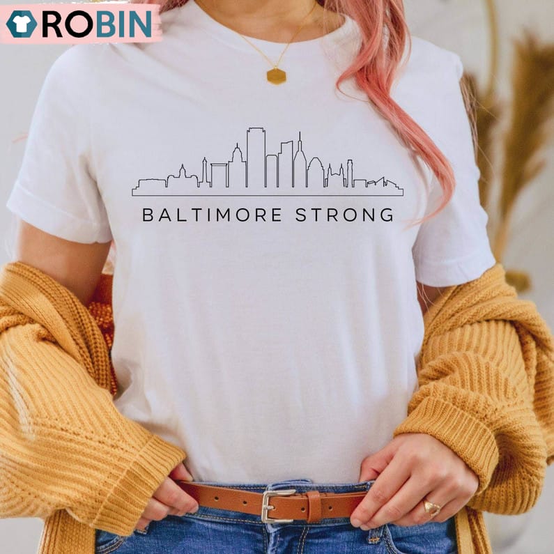 Baltimore Strong Vintage Shirt, Pray For Baltimore Long Sleeve Sweater