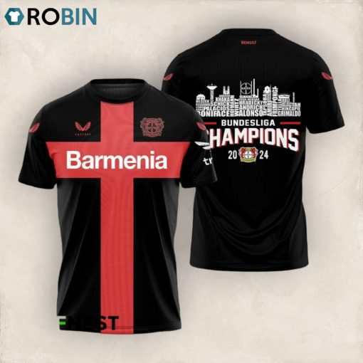 Barmenia Bundesliga Champions 2024 Bayer 04 Leverkusen Hoodie