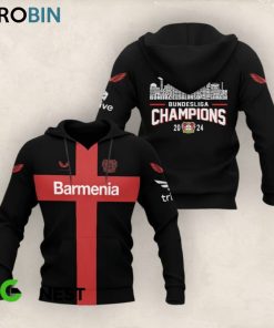 Barmenia Bundesliga Champions 2024 Bayer 04 Leverkusen Hoodie