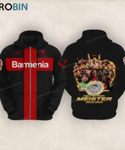 Bayer 04 Leverkusen Barmenia Deutscher Meister 2023 2024 Hoodie