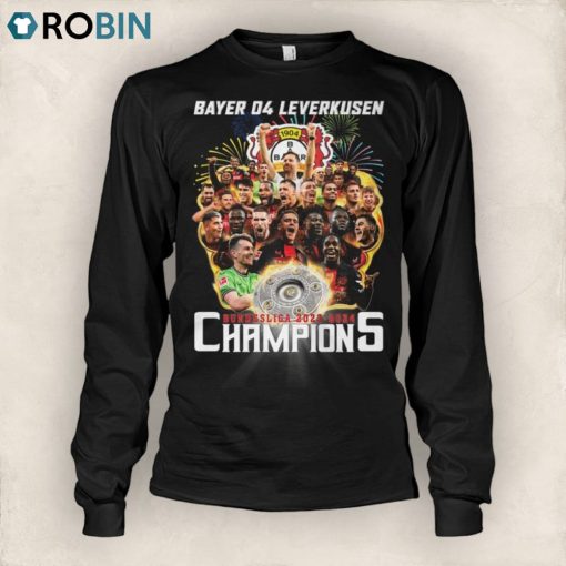 Bayer 04 Leverkusen Bundesliga 2023 2024 Champions Unisex Shirt