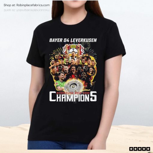 Bayer 04 Leverkusen Bundesliga 2023 2024 Champions Unisex Shirt