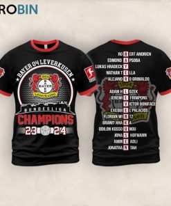 Bayer 04 Leverkusen Bundesliga Champions 23 24 Hoodie