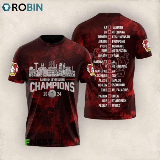 Bayer 04 Leverkusen Champions 2024 Hoodie
