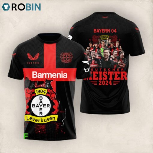 Bayer 04 Leverkusen Deutscher Meister 2024 Champions Hoodie