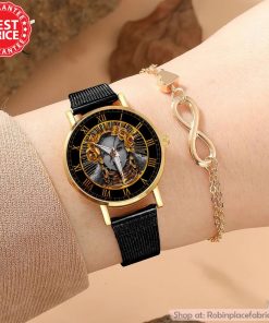 Beyonce Black Stainless Steel Watch