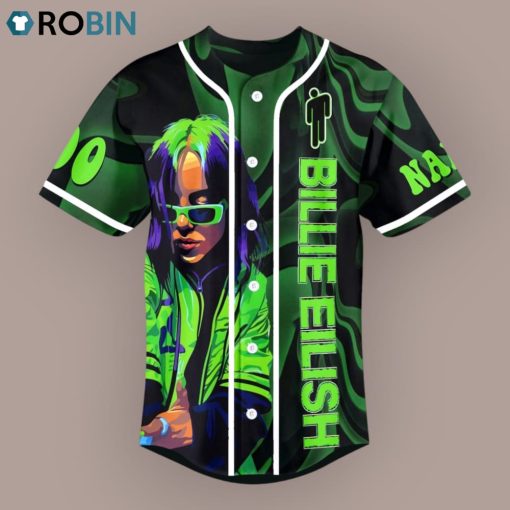 Billie Eilish Hit Me Hard And Soft Custom Baseball Jersey Shirt Style