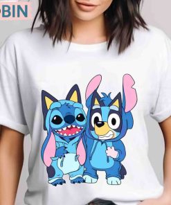 Bluey And Stitch Shirt , Bluey Family Matching Tee Tops T-Shirt Bluey And Stitch Shirt , Bluey Family Matching Tee Tops T-Shirt