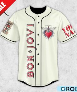 Bon Jovi Shot Through The Heart And You’re To Blame Custom Baseball Jersey Shirt Style Bon Jovi Shot Through The Heart And You’re To Blame Custom Baseball Jersey Shirt Style