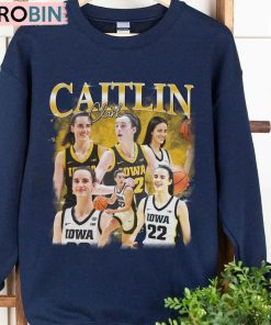 Caitlin Clark Basketball Player Shirt, Vintage Crewneck Sweatshirt Hoodie