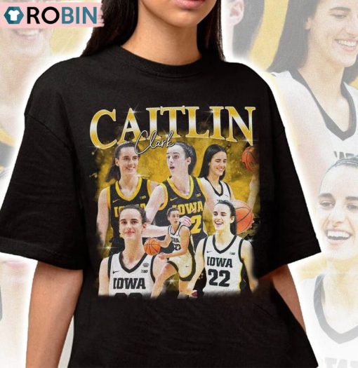 Caitlin Clark Basketball Player Shirt, Vintage Crewneck Sweatshirt Hoodie