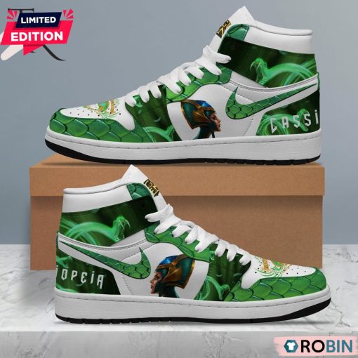 Cassiopeia League of Legends Air Jordan 1 Hightop Sneaker Boots