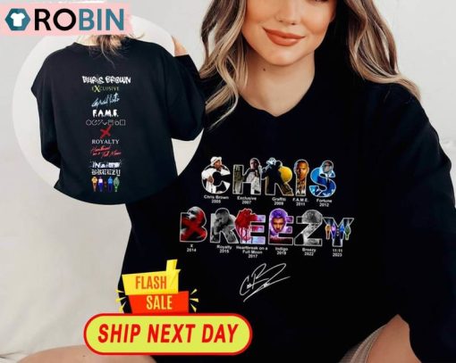 Chris Breezy Music Shirt, Chris Breezy Tour Crewneck Sweatshirt Tee Tops