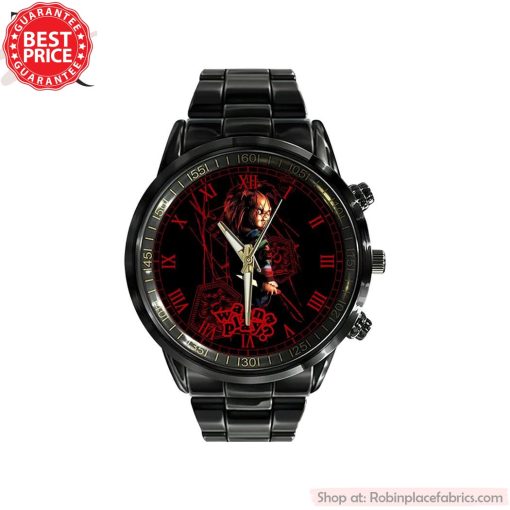 Chucky Black Stainless Steel Watch