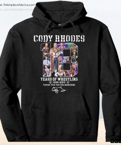 Cody Rhodes 18 Years Years Of Wrestling 2006 2024 Thank You For The Memories Unisex Shirt
