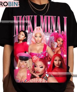 Creative Nicki Minaj Shirt, Pink Friday 2 Tour Hoodie Tee Tops