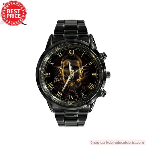 Cristiano Ronaldo Black Stainless Steel Watch