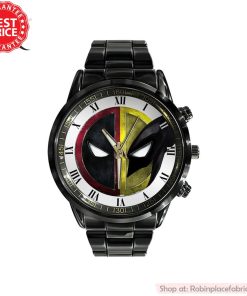 Deadpool 3 Black Stainless Steel Watch
