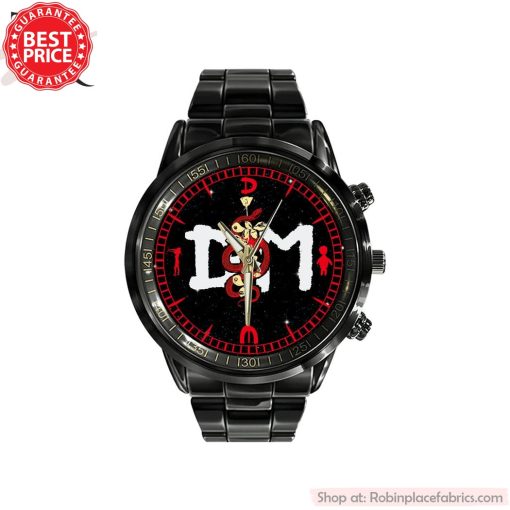 Depeche Mode Black Stainless Steel Watch