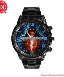 Disturbed Black Stainless Steel Watch Disturbed Black Stainless Steel Watch