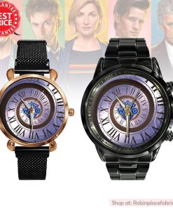 Doctor Who Black Stainless Steel Watch Doctor Who Black Stainless Steel Watch