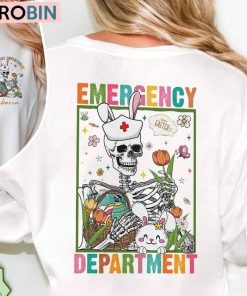 Emergency Department Bunny Shirt, Easter Gift For Sweater Hoodie