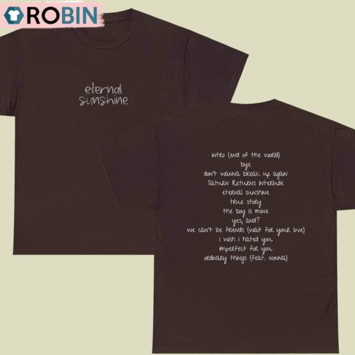 Eternal Sunshine Tracklist Ariana Grande Unisex Shirt, Hoodie, Sweatshirt