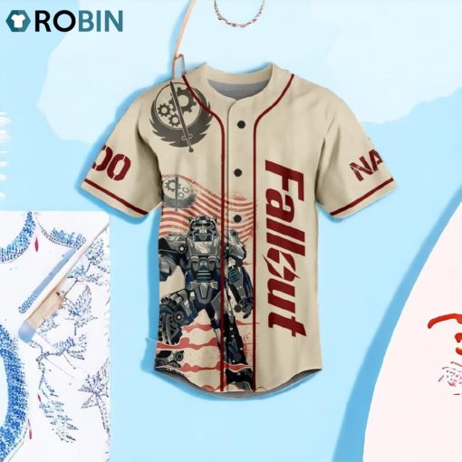 Fallout Enlist And Serve A Greater Cause Custom Baseball Jersey Shirt Style