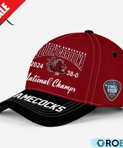 Fighting South Carolina Gamecocks 2024 38-0 National Champs Go Gamecocks Classic Cap – Garnet