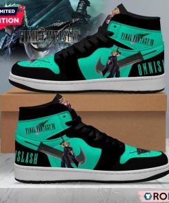 Final Fantasy VII Omnislash Air Jordan 1 Hightop Sneaker Boots Final Fantasy VII Omnislash Air Jordan 1 Hightop Sneaker Boots