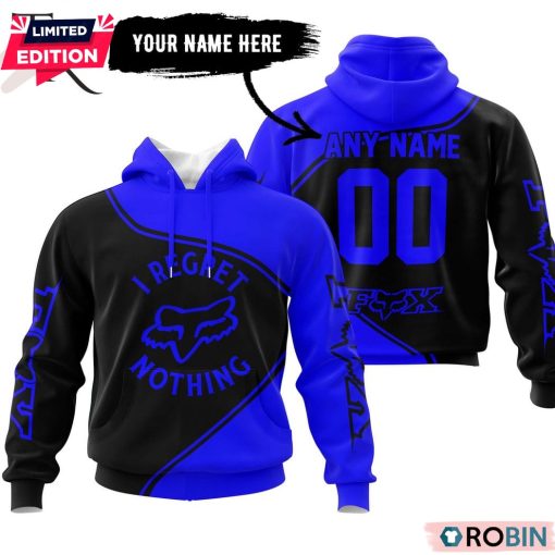 Fox Racing I Regret Nothing Blue Hoodie