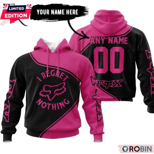 Fox Racing I Regret Nothing Bright Pink Hoodie