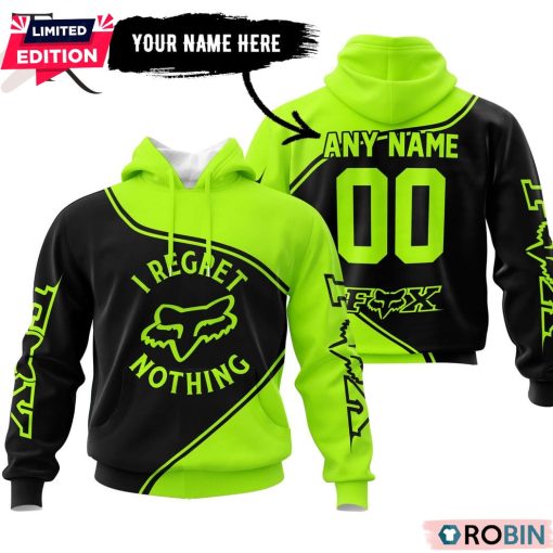 Fox Racing I Regret Nothing Neon Hoodie