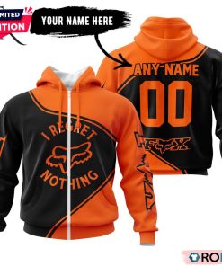 Fox Racing I Regret Nothing Orange Hoodie