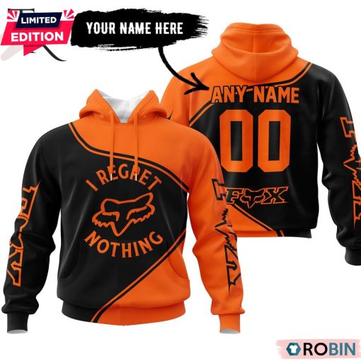 Fox Racing I Regret Nothing Orange Hoodie