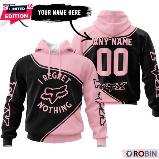 Fox Racing I Regret Nothing Pink Hoodie