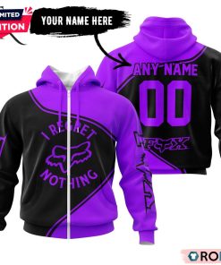Fox Racing I Regret Nothing Purple Hoodie
