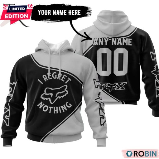 Fox Racing I Regret Nothing Silver Hoodie