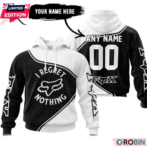 Fox Racing I Regret Nothing White Hoodie