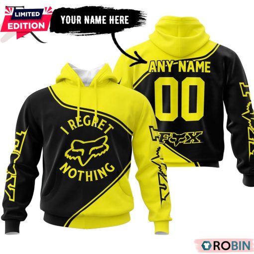 Fox Racing I Regret Nothing Yellow Hoodie